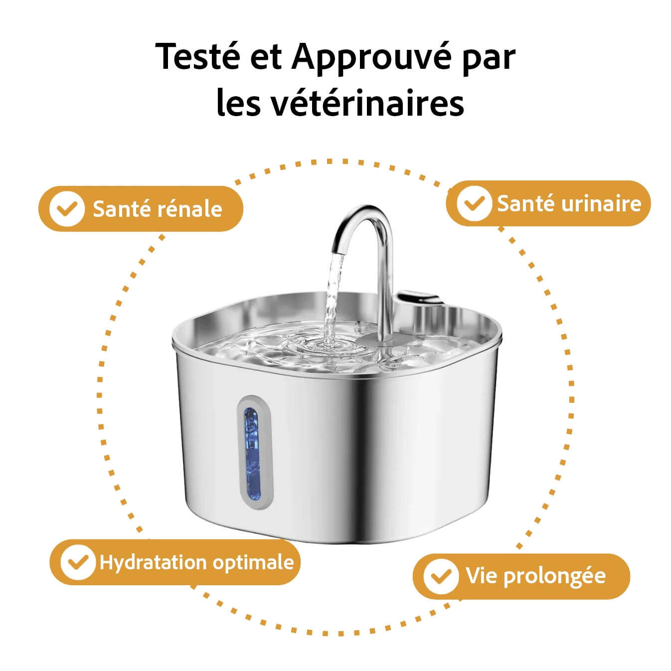 AquaPaws™ – Fontaine à Eau pour chat